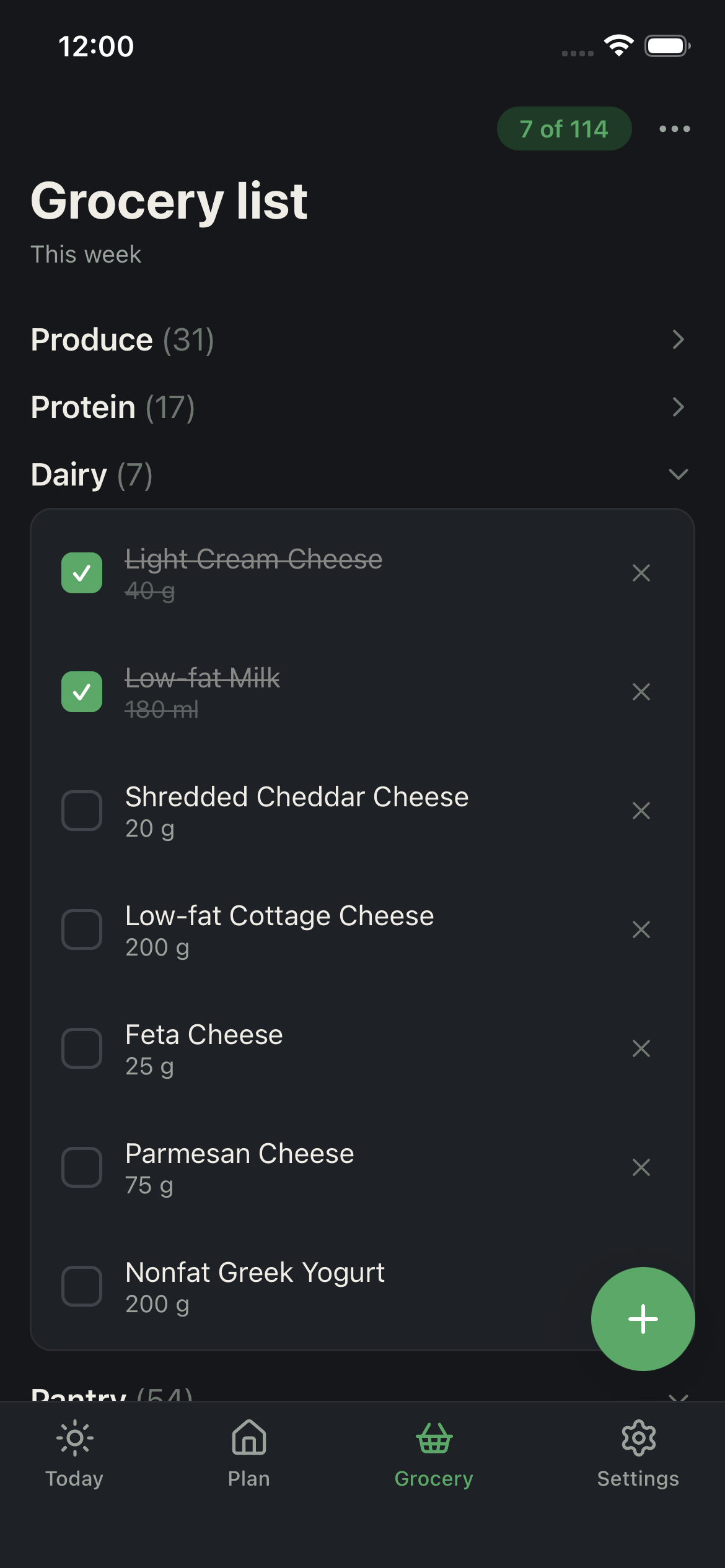 A grocery list that’s always right