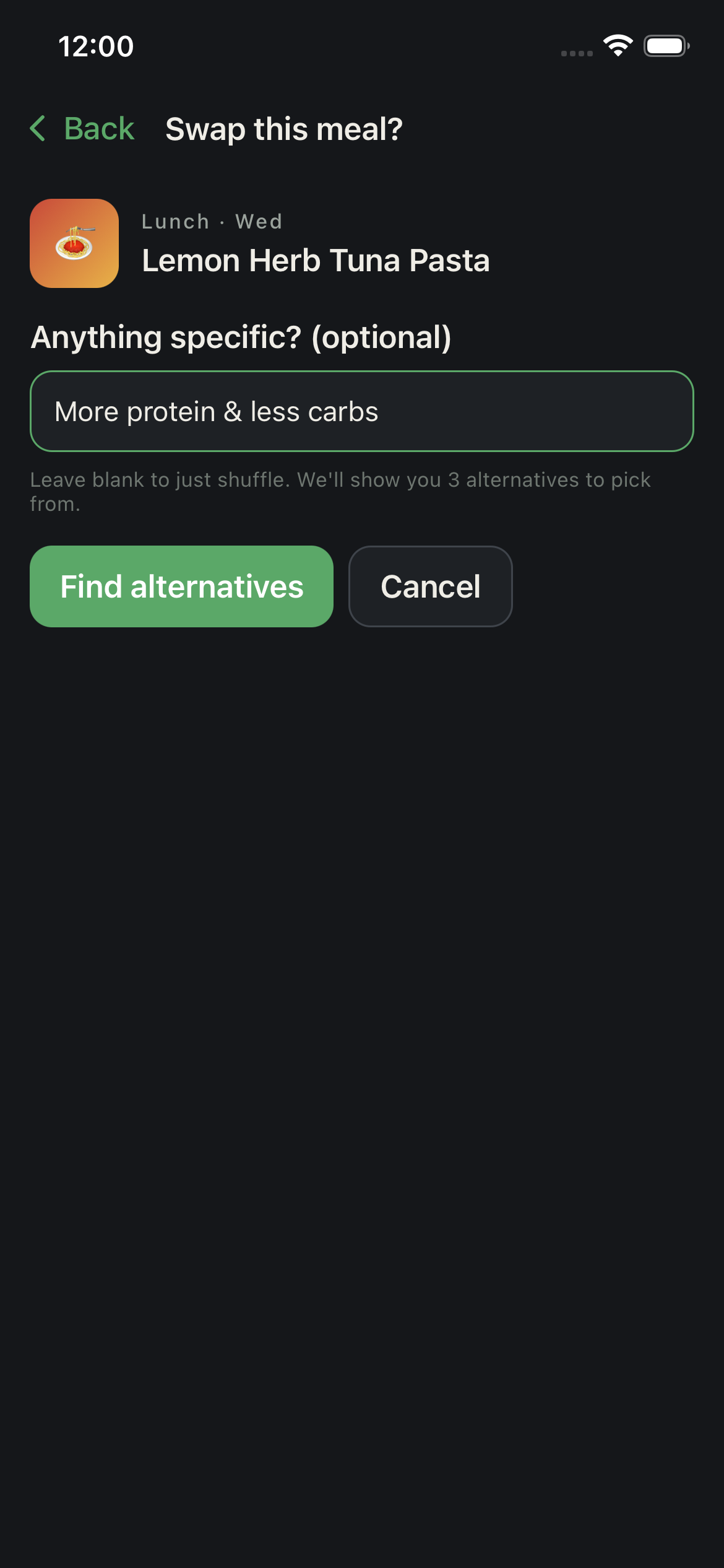 Swap anything in a tap